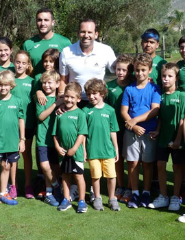 Clinics del Summercamp 2017 con Sergio García, Roberto Bautista y Pablo Hernández