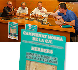 Presentación del campeonato autonómico de Morra