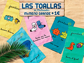Las toallas del verano llegan a McDonald's Castellón y Vila-real