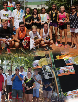 El Circuito Provincial de Tenis en el club de tenis  SCUDE de Nules