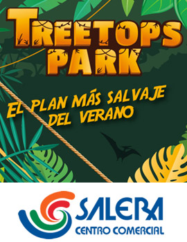 El próximo 11 de agosto llega al Centro Comercial Salera “TREETOPS PARK” el plan más salvaje del verano