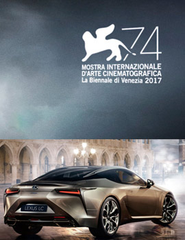 Lexus es el principal patrocinador del 74º Festival Internacional de Cine de Venecia