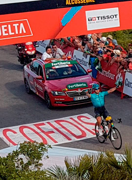 La Vuelta a España en la etapa Benicàssim-Alcossebre