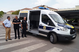 Nuevo furgón policial para servicio de atestados en Castellón