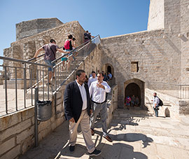 El Castillo de Peñíscola aumenta un 8% sus visitas