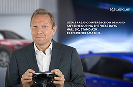 Lexus ofrece un enfoque radicalmente nuevo para la rueda de prensa en el Salón del Automóvil de Frankfurt 2017