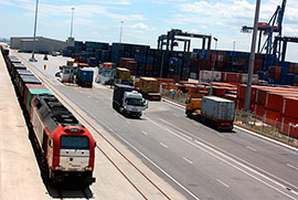 Proyecto constructivo de los accesos sur en tren al puerto de Castellón