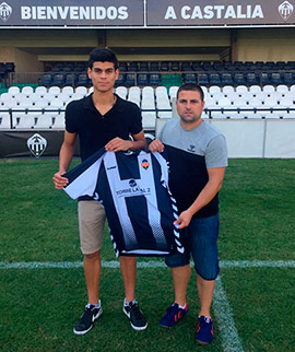 Junior Aricaye con el CD Castellón