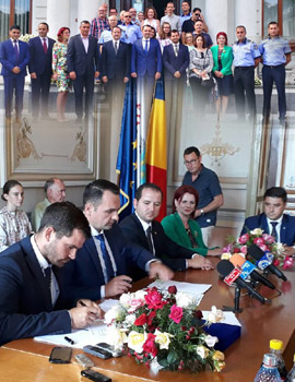 Castellón y Târgoviște rubrican su hermanamiento