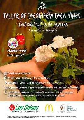 McDonald’s y Les Solaes acercan la naturaleza a los pequeños de la provincia de Castellón
