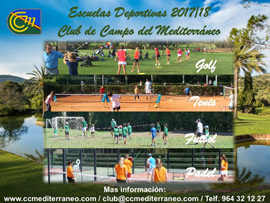 Abierta inscripción Escuela Deportiva del Club de Campo Mediterráneo