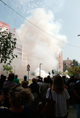 Mascletá 766 Aniversario de la Ciudad en la Plaza Cardona Vives