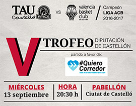 TAU Castelló se enfrenta al Valencia Basket