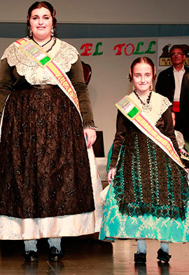 María Beser y Carolina Álvarez representantes de la Gaiata 10 El Toll
