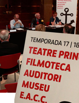 Presentación de la programación del Institut Valencià de Cultura para la temporada 2017-2018 en Castellón