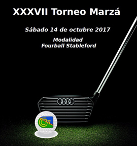 Próximo XXXVII TORNEO MARZA de golf en el Club de Campo Mediterráneo