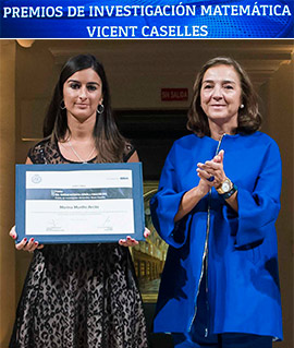 La profesora de la UJI Marina Murillo recibe el Premio de Investigación Matemática Vicent Caselles