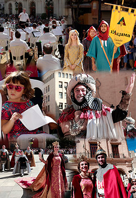 Desfile de las tres culturas en el Día de la Comunidad Valenciana
