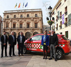 Nuevo vehículo autoescalera para los bomberos de Castellón