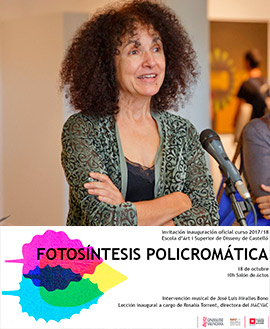 Fotosíntesis Policromática, lema de apertura de curso en l´EASD