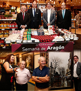 La Semana de Aragón y exposición de Jesús Monge en El Corte Inglés