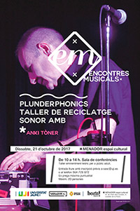 Taller de reciclaje sonoro gratuito con el músico Anki Toner