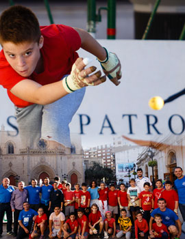 Èxit de la festa de la pilota valenciana al cor de la ciutat