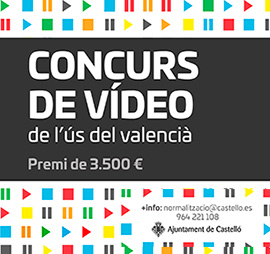 Concurso de vídeo promocional del uso del valenciano para estudiantes universitarios