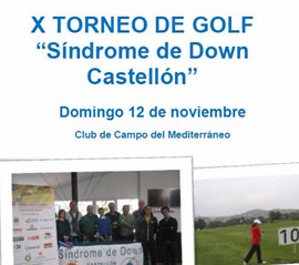 X Trofeo Golf Fundación Síndrome Down Castellón, Abierta inscripción.