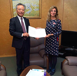Convenios de colaboración de la Universidad de Yamaguchi con la Jaume I