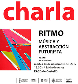 Charla del artista urbano KENOR en EASD Castellón