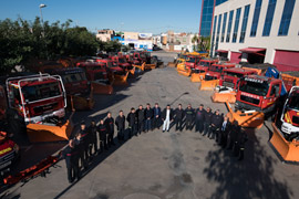 El Consorcio de Bomberos de la Diputación amplía con cuatro nuevos vehículos el dispositivo para actuar ante las nevadas este invierno