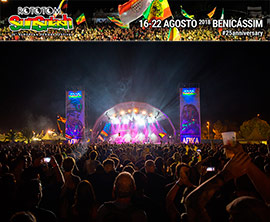 El 25º aniversario del Rototom Sunsplash del 16 al 22 de agosto en Benicàssim