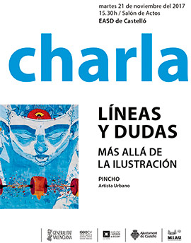 Charla del artista urbano Pincho en EASD Castellón