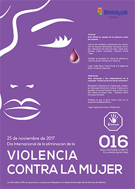 Actividades en Benicàssim con motivo del Día Internacional de la eliminación de la violencia contra la mujer