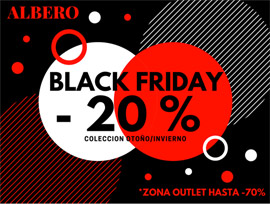 Albero con tres días de black friday