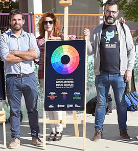 Visita en Castellón al proyecto Pintaescola