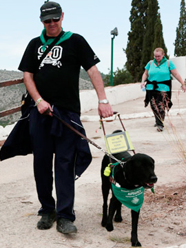 Romería de perros guía a la Magdalena