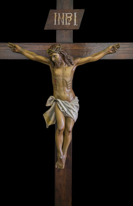 El Gobierno Provincial entregará mañana a Vall d´Alba la escultura restaurada del Cristo Crucificado