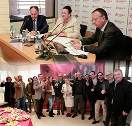 La Cámara de Comercio de Castellón presenta su balance y felicita a los medios de comunicación