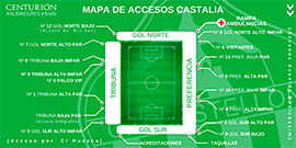 Nuevo sistema de control de accesos en el estadio Castalia de Castellón
