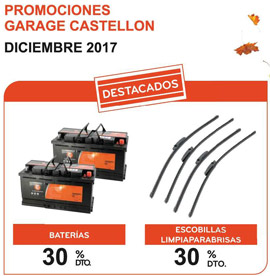 Promociones del taller de Garage Castellón