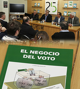 Presentación del libro-manifiesto político El negocio del voto
