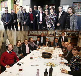 Encuentro navideño del Centro Comercial Salera con medios de Castellón