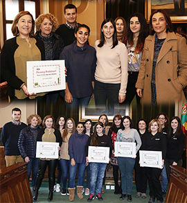 Entrega de premios del concurso de escaparates navideños en Castellón