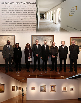 Presentación de la exposición de Porcar, Lahuerta y Varela en el Museo de Castellón