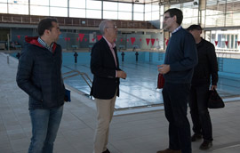 La Diputación comienza a adecuar las instalaciones de la piscina provincia de forma urgente