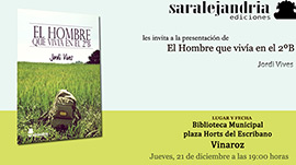 Presentación de un libro de Jordi Vives, publicado por la Editorial Sar Alejandría
