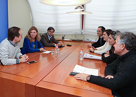 La alcaldesa de Castellón anima al Colegio de Arquitectos a aportar su visión al Plan General