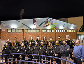 Homenaje al equipo de Balonmano Femenino de Castellón por alcanzar la División de Honor